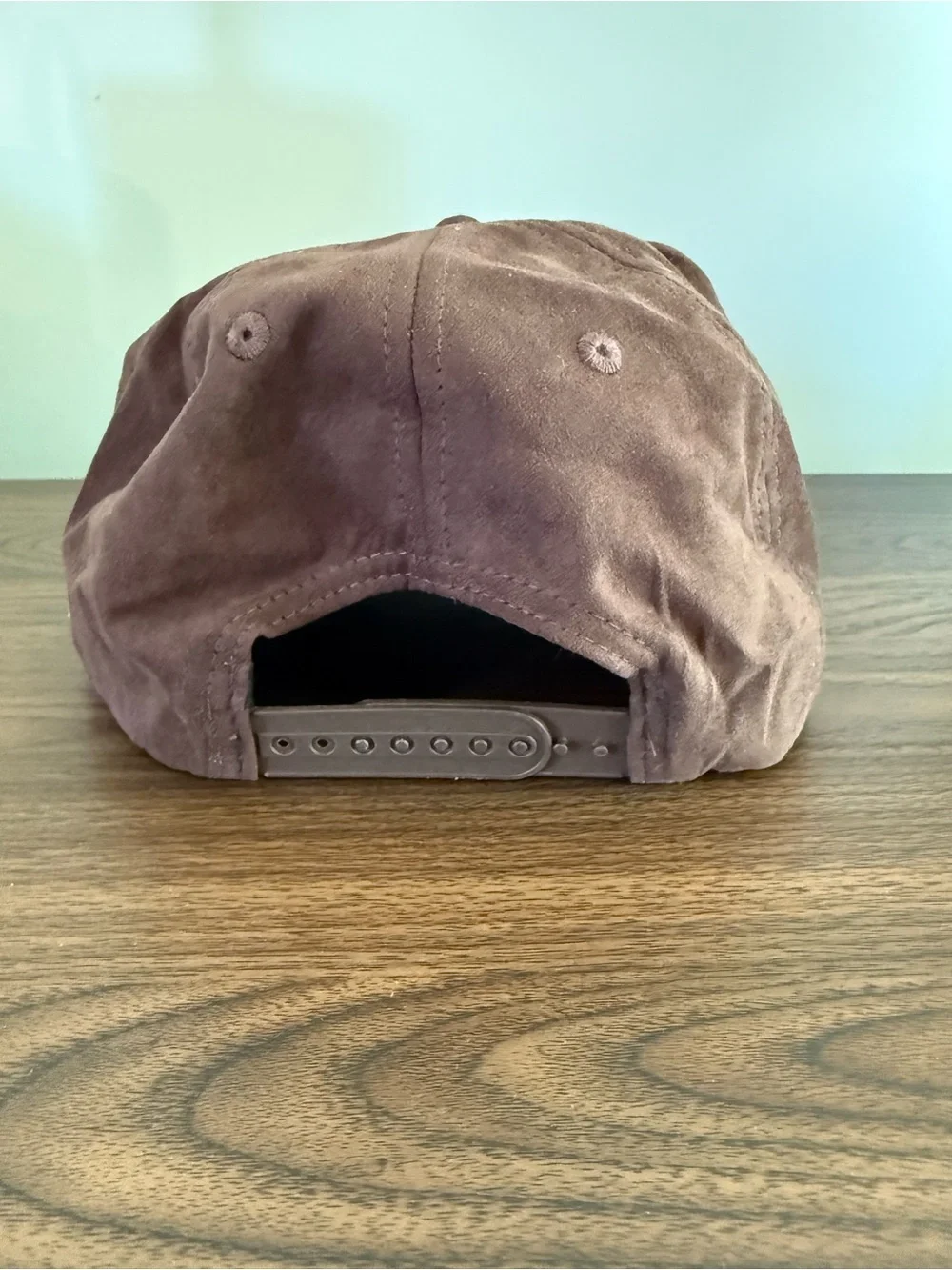 Sweet Hat Co - Brown Suede Cap with White 'S' Patch - Men's Hat